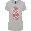 Ballerina Shoes Ballet Dancing Womens Wider Cut T-Shirt Sports Grey