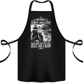 Balls & Beard Biker Motorcycle Motorbike Cotton Apron 100% Organic Black