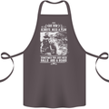 Balls & Beard Biker Motorcycle Motorbike Cotton Apron 100% Organic Dark Grey