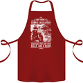Balls & Beard Biker Motorcycle Motorbike Cotton Apron 100% Organic Maroon