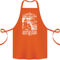 Balls & Beard Biker Motorcycle Motorbike Cotton Apron 100% Organic Orange