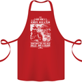 Balls & Beard Biker Motorcycle Motorbike Cotton Apron 100% Organic Red