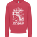 Balls & Beard Biker Motorcycle Motorbike Mens Sweatshirt Jumper Heliconia