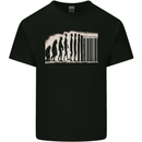 Barcode Evolution Anti-Capitalist Anarchy Mens Cotton T-Shirt Tee Top Black