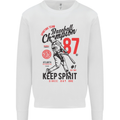 Baseball Champion Player Kids Sweatshirt Jumper White