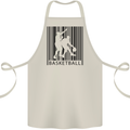 Basketball Barcode Player Cotton Apron 100% Organic Natural