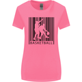 Basketball Barcode Player Womens Wider Cut T-Shirt Azalea