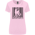 Basketball Barcode Player Womens Wider Cut T-Shirt Light Pink