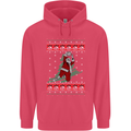 Basketball Santa Player Christmas Funny Childrens Kids Hoodie Heliconia