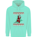Basketball Santa Player Christmas Funny Childrens Kids Hoodie Peppermint