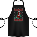 Basketball Santa Player Christmas Funny Cotton Apron 100% Organic Black