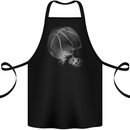 Basketball Skull Cotton Apron 100% Organic Black