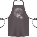 Basketball Skull Cotton Apron 100% Organic Dark Grey