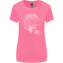 Basketball Skull Womens Wider Cut T-Shirt Azalea