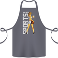 Basketball Sports & Beer Funny Cotton Apron 100% Organic Steel