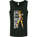 Basketball Sports & Beer Funny Mens Vest Tank Top Black