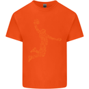Basketball Word Art Kids T-Shirt Childrens Orange