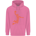 Basketball Word Art Mens 80% Cotton Hoodie Azelea