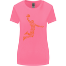 Basketball Word Art Womens Wider Cut T-Shirt Azalea
