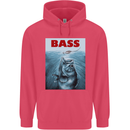 Bass Fishing Parody Fuuny Fisherman Childrens Kids Hoodie Heliconia