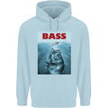 Bass Fishing Parody Fuuny Fisherman Childrens Kids Hoodie Light Blue