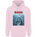 Bass Fishing Parody Fuuny Fisherman Childrens Kids Hoodie Light Pink