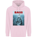 Bass Fishing Parody Fuuny Fisherman Childrens Kids Hoodie Light Pink