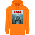 Bass Fishing Parody Fuuny Fisherman Childrens Kids Hoodie Orange
