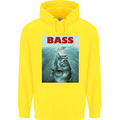 Bass Fishing Parody Fuuny Fisherman Childrens Kids Hoodie Yellow