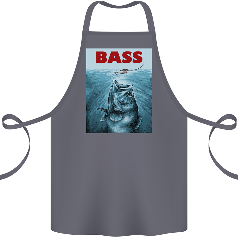 Bass Fishing Parody Fuuny Fisherman Cotton Apron 100% Organic Steel