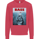 Bass Fishing Parody Fuuny Fisherman Kids Sweatshirt Jumper Heliconia