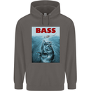 Bass Fishing Parody Fuuny Fisherman Mens 80% Cotton Hoodie Charcoal