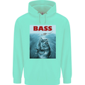 Bass Fishing Parody Fuuny Fisherman Mens 80% Cotton Hoodie Peppermint