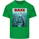Bass Fishing Parody Fuuny Fisherman Mens Cotton T-Shirt Tee Top Irish Green