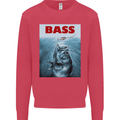 Bass Fishing Parody Fuuny Fisherman Mens Sweatshirt Jumper Heliconia
