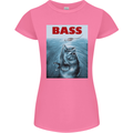 Bass Fishing Parody Fuuny Fisherman Womens Petite Cut T-Shirt Azalea