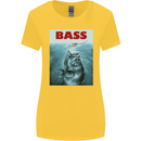 Bass Fishing Parody Fuuny Fisherman Womens Wider Cut T-Shirt Yellow