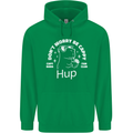 Be Cappy Funny Capybara Childrens Kids Hoodie Irish Green