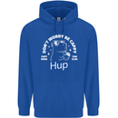 Be Cappy Funny Capybara Childrens Kids Hoodie Royal Blue