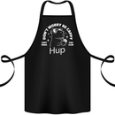 Be Cappy Funny Capybara Cotton Apron 100% Organic Black