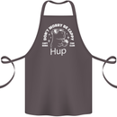 Be Cappy Funny Capybara Cotton Apron 100% Organic Dark Grey