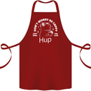 Be Cappy Funny Capybara Cotton Apron 100% Organic Maroon