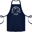 Be Cappy Funny Capybara Cotton Apron 100% Organic Navy Blue
