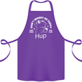 Be Cappy Funny Capybara Cotton Apron 100% Organic Purple
