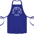 Be Cappy Funny Capybara Cotton Apron 100% Organic Royal Blue