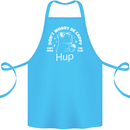Be Cappy Funny Capybara Cotton Apron 100% Organic Turquoise
