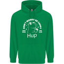 Be Cappy Funny Capybara Mens 80% Cotton Hoodie Irish Green