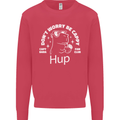 Be Cappy Funny Capybara Mens Sweatshirt Jumper Heliconia