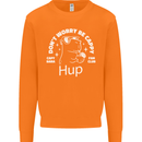 Be Cappy Funny Capybara Mens Sweatshirt Jumper Orange