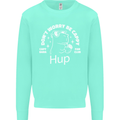 Be Cappy Funny Capybara Mens Sweatshirt Jumper Peppermint